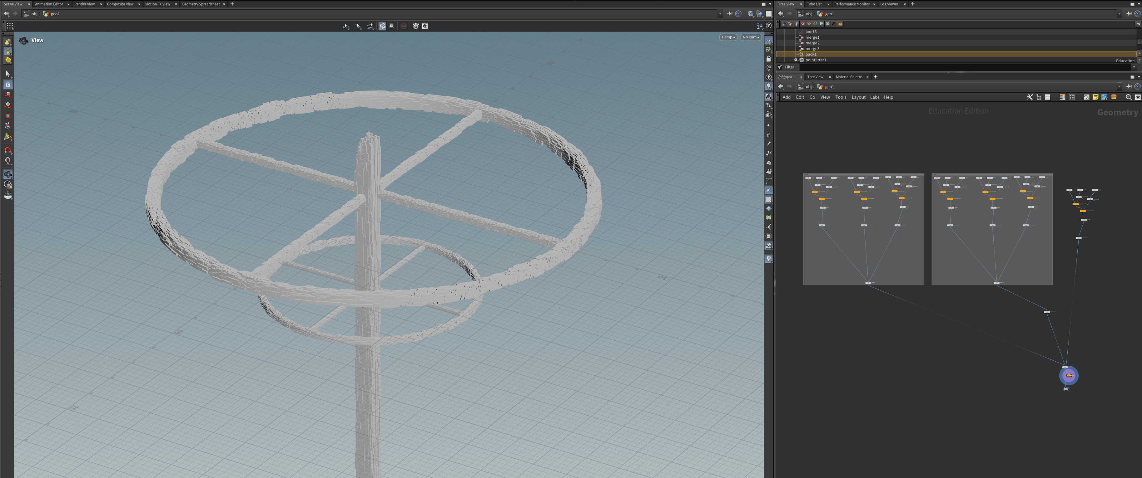 Aphelion Spire Houdini work